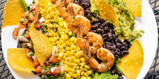 Grilled Prawns Salad