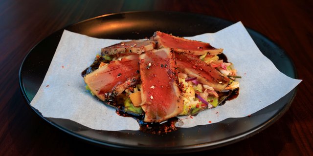 Seared Ahi Tuna Tostada