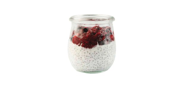 Red Fruit Chia Pudding