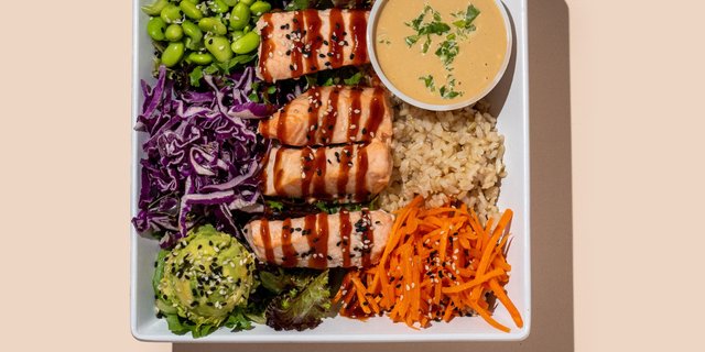 Hoisin Barbecue Salmon Bowl