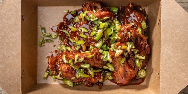 Spicy Korean BBQ Wings