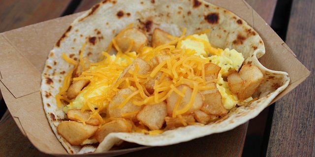 Potato, Egg & Cheese Taco