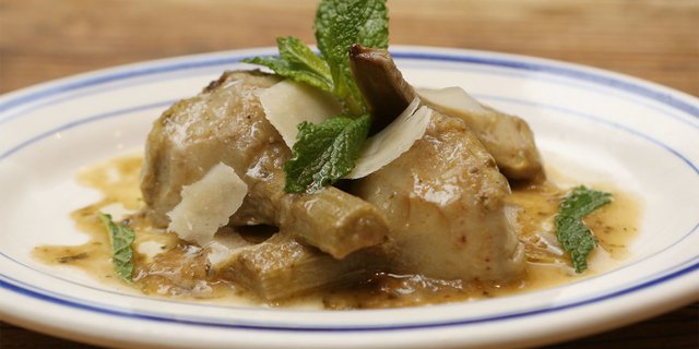 Braised Artichoke Hearts