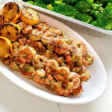 Citrus Herb Grilled Shrimp w/ 2 Sides