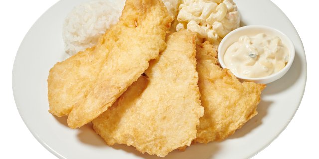 Fried Fish Fillet Plate