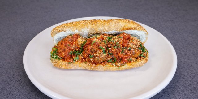 Meatball Hero Sandwich