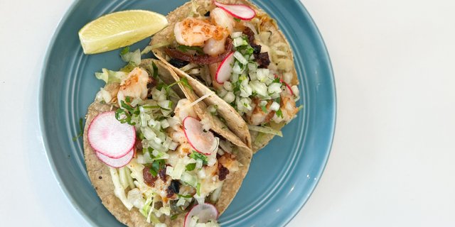 Shrimp Gobernador Tacos