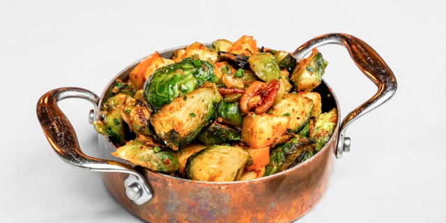 Roasted Brussels Sprouts & Pecans