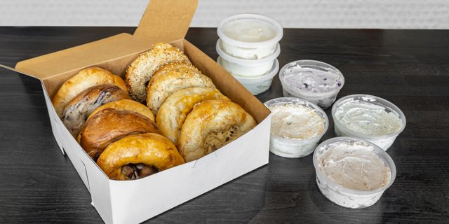 2 Dozen Bagels & Cream Cheese