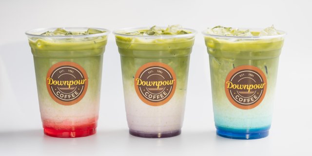 Iced Matcha Berries & Cream
