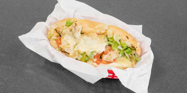13. Veggie Deluxe Cheesesteak