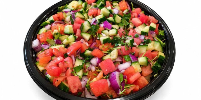 Mediterranean Chopped Salad Platter