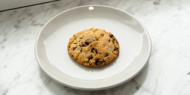 Half-Baked Chocolate Chip Cookie