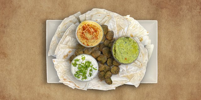 Deep Blue Mediterranean Delight Platter