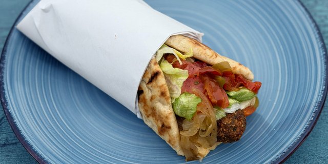 Falafel Pita Wrap