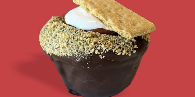S'mores Pizza Cupcake