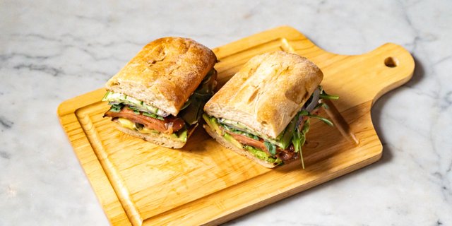 Pastrami-Smoked Salmon Sandwich