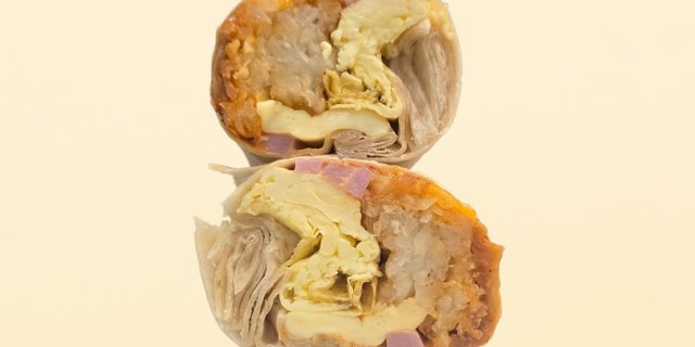 Kimchi Breakfast Burrito