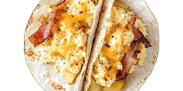 Bacon & Egg Breakfast Taco