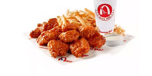 10pc Boneless Wings Boxed Lunch