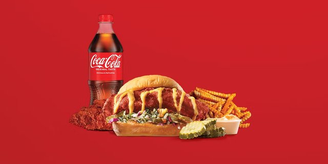 Dave's #3: 1 Tender & 1 Slider w/ Fries Boxed Lunch