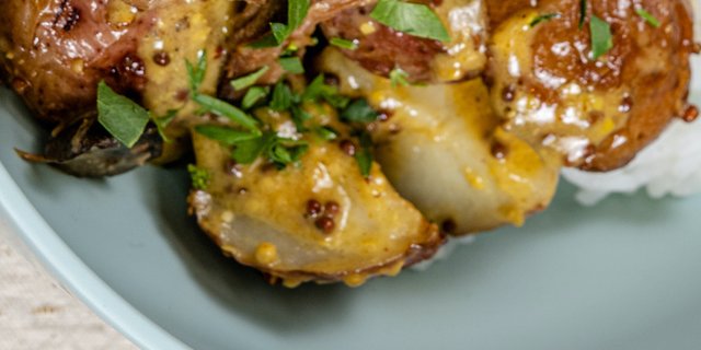 Mustard Potatoes