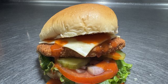Spicy Buffalo Chicken Burger