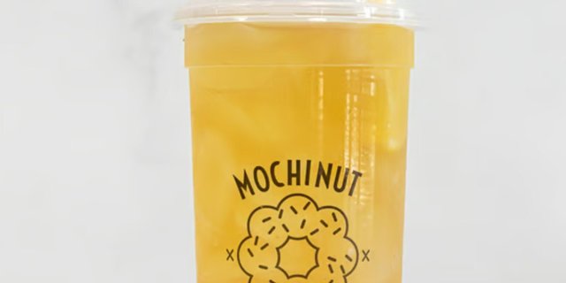 Mango Peach Boba Tea