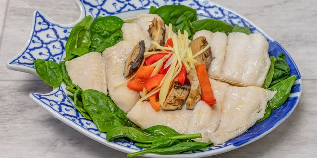 Steamed White Fish
