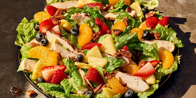 Strawberry Poppyseed Chicken Salad