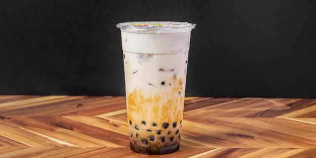 Dirty Brown Sugar Boba Tea