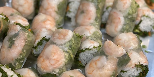 Soft Shrimp Spring Rolls