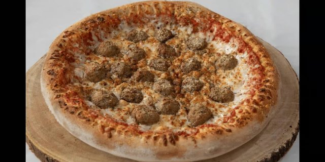 Meatball Feast Gourmet Pizza