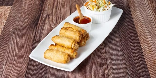 Baked Spring Rolls