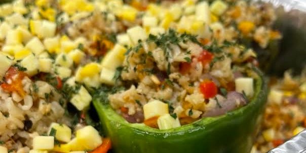 Herbed Rice & Veggie Stuffed Bells
