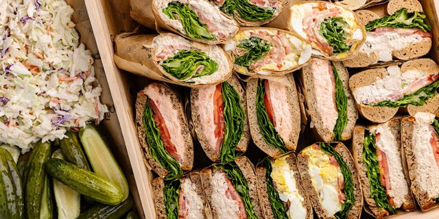 Deli Salad Sandwich Platter