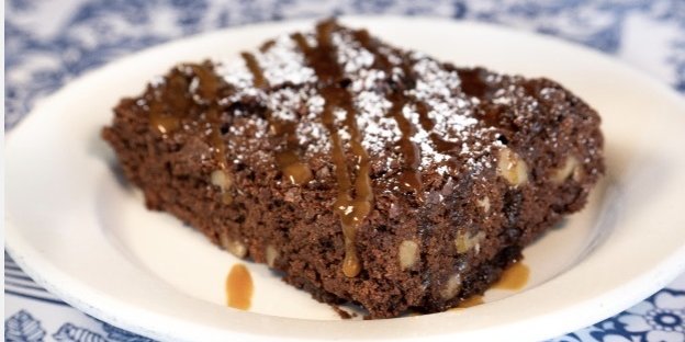Vegan Caramel Nut Brownie