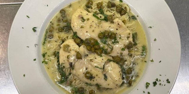 Chicken Piccata w/ Angel Hair Pasta