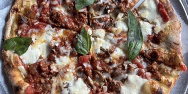 Burrata Bolognese Pizza