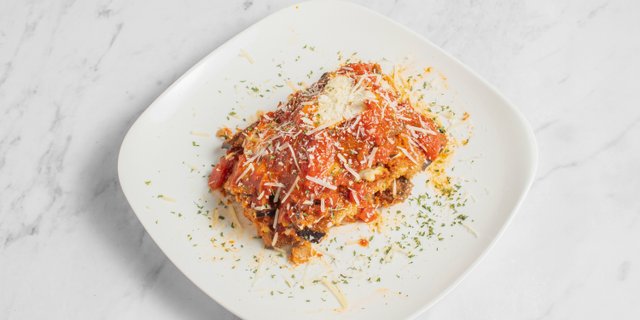 Eggplant Parmigiana Tray