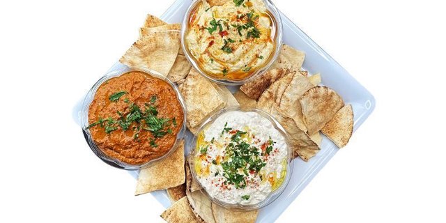 Three Spread Dip Platter
