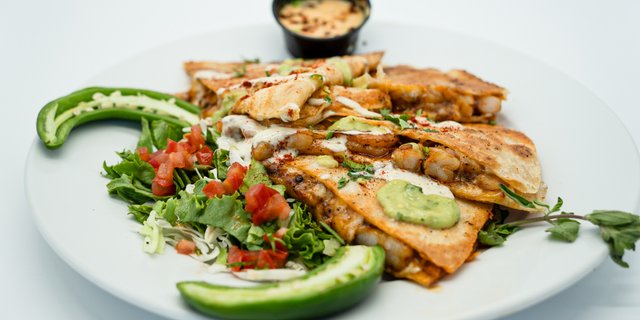 Quesadilla w/ Shrimp