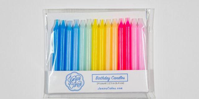 Brights Birthday Candles