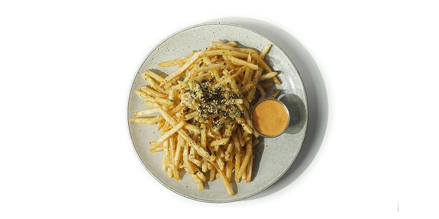 Garlic-Parm Nori Fries