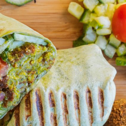 Individual Vegan Falafel Wrap