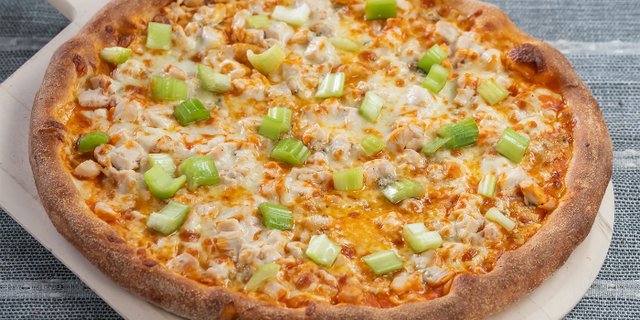 Buffalo Chicken Ranch Pizza