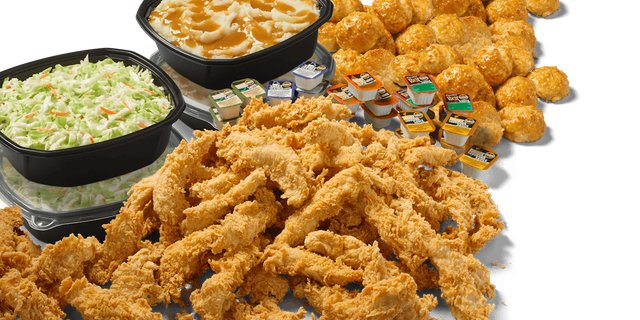 100pc Tenders Meal Bundle (50 Sauces)