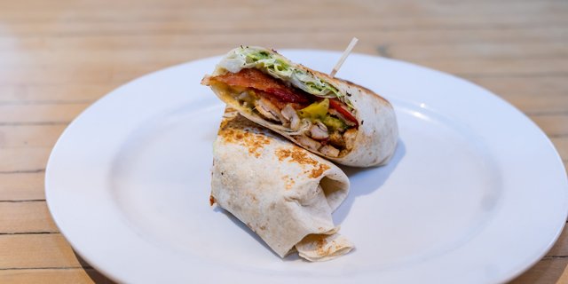 Avocado Chicken Wrap