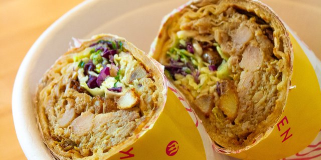 Mom's Curry Chicken Roti