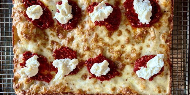 Calabrian Chili Detroit Pizza